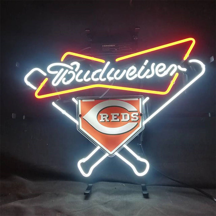 Cincinnati Reds Budweiser Neon Signs Light - Club Rehab