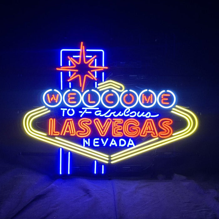 Classic Welcome to Las Vegas Nevada Neon Signs - Club Rehab