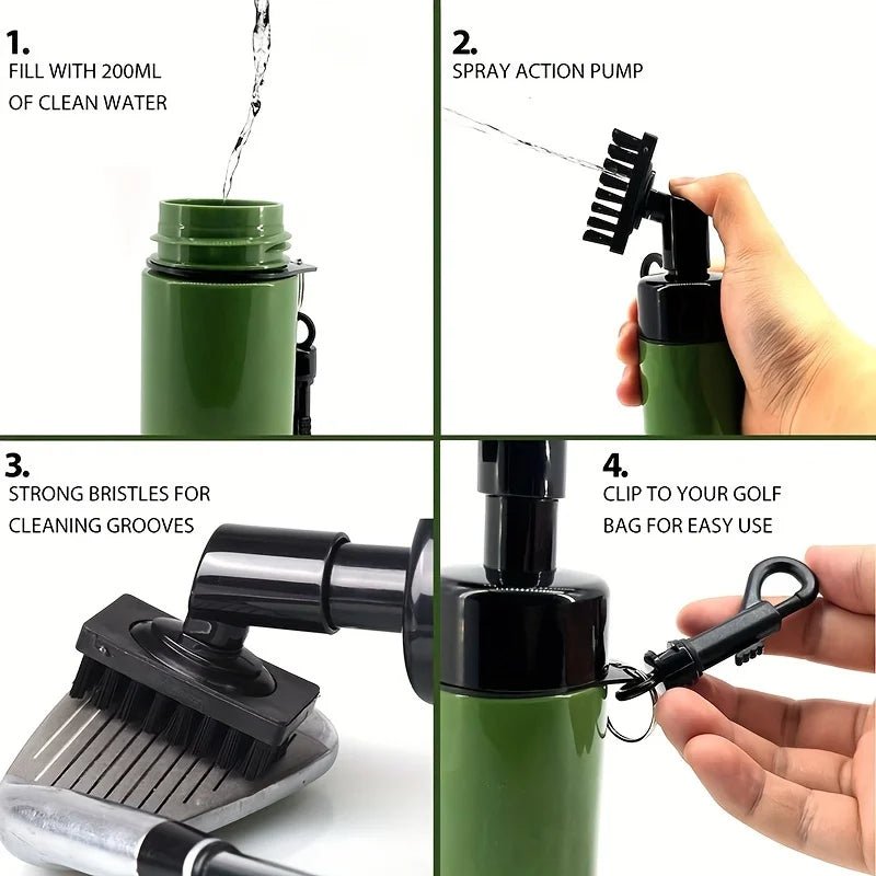 Clean Swing Groove Tube: Golf Club Brush, alternate product view 5