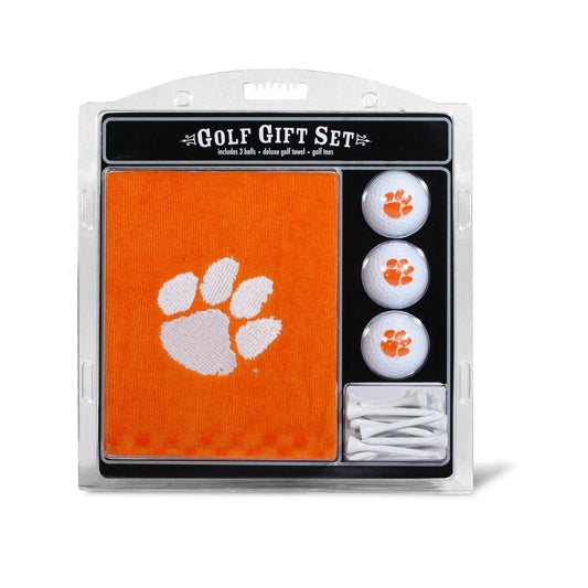 Clemson Tigers Embroidered Towel Golf Gift Set