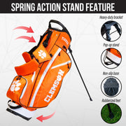 Clemson Tigers Fairway Stand Bag - Image 5 - Club Rehab
