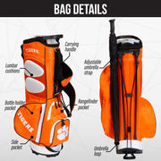 Clemson Tigers Fairway Stand Bag - Image 2 - Club Rehab