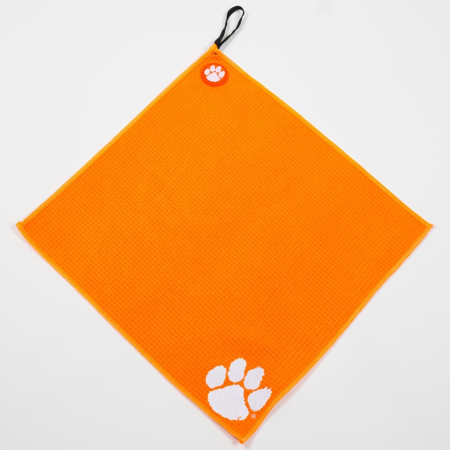 Clemson Tigers NCAA Magnetic Embroidered Golf Towel – 15" x 15" - Club Rehab