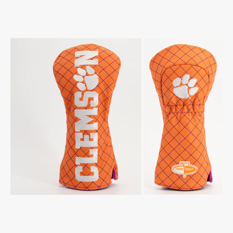 Einfarbiger gesteppter Driver-Schlägerhaube der Clemson Tigers