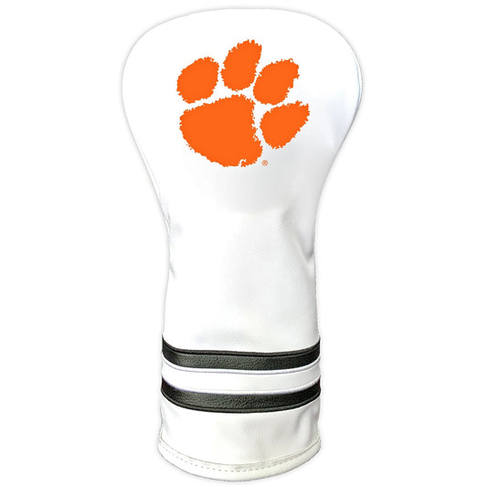 Clemson Tigers Vintage Golf Headcovers – White - Club Rehab