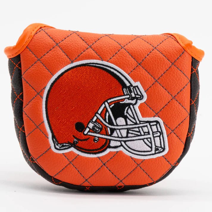 Cleveland Browns Quilted Headcovers – Dawg Pound Collection - Mallet Putter Solid - Club Rehab