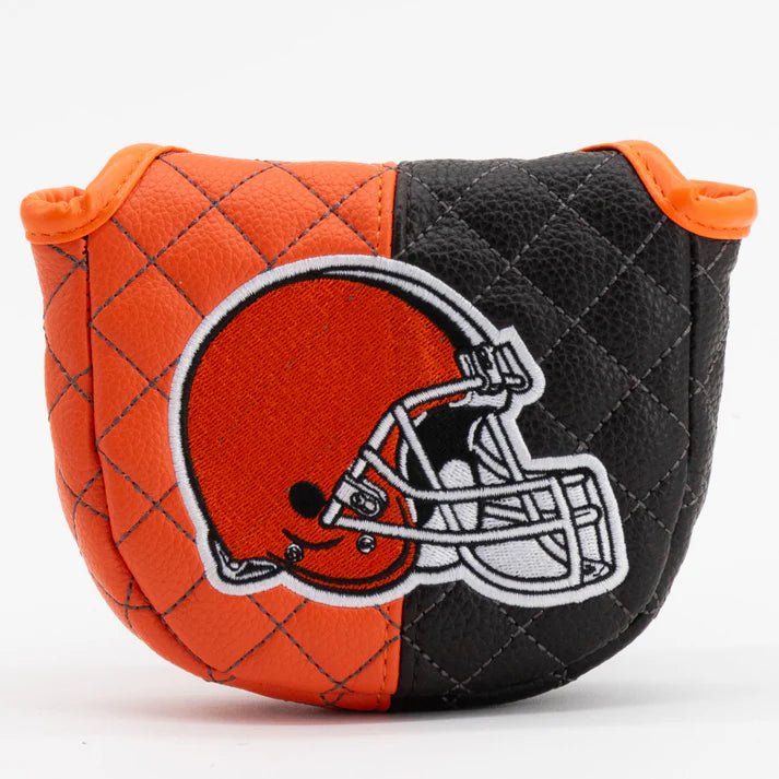 Cleveland Browns Quilted Headcovers – Dawg Pound Collection - Mallet Putter Split - Club Rehab