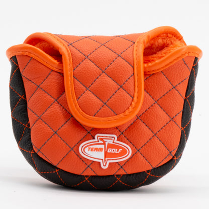 Cleveland Browns Solid Mallet Putter quilted headcover, back view