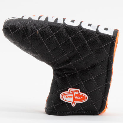 Cleveland Browns Split Quilted Blade Putter Cover, back view