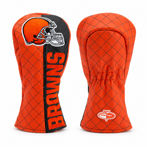Cleveland Browns Gestepptes Fairway-Schlägerhaubenset