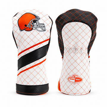 Cleveland Browns Gesteppte Driver-Schlägerhaube mit Streifen