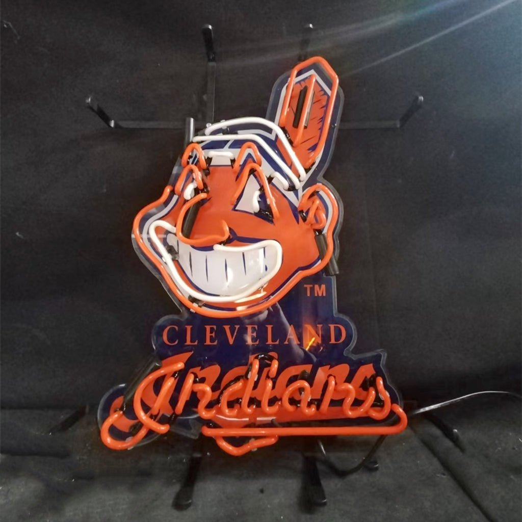 Cleveland Indians Neon Signs - Club Rehab