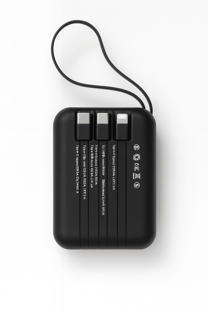 Club Rehab 22.5W / 20W Super Fast Charging Power Bank – Golf Edition - Black 10000mAh - Club Rehab