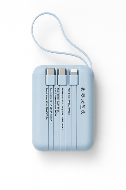 Club Rehab 22.5W / 20W Super Fast Charging Power Bank – Golf Edition - Sky Blue 10000mAh - Club Rehab