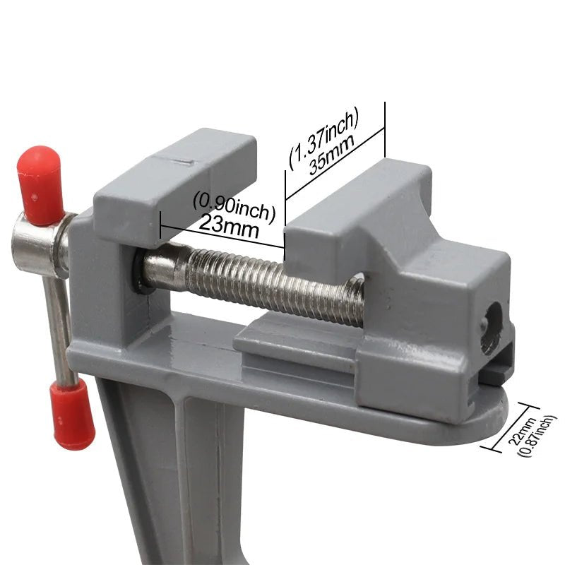 Club Rehab Mini Vise: The Tiny Titan of Your Workbench - Club Rehab - ViseSilverClub Rehab Mini Vise: The Tiny Titan of Your Workbench