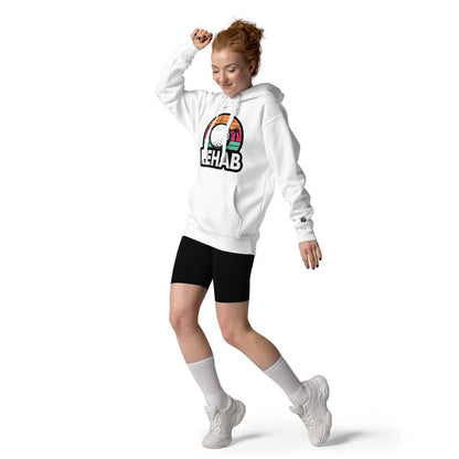 Club Rehab Premium Hoodie – The Ultimate Comfort Upgrade - Carbon Grey S - Club Rehab