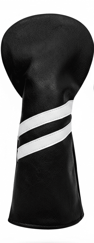 Club Rehab Premium Stripe Headcovers - Black Driver - Club Rehab