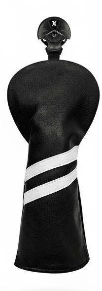 Club Rehab Premium Stripe Headcovers - Black Hybrid - Club Rehab