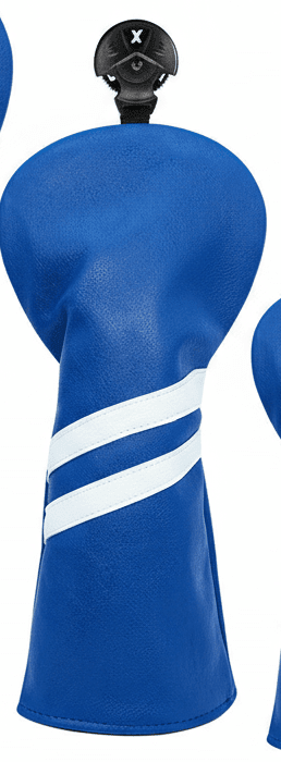 Club Rehab Premium Stripe Headcovers - Blue Fairway - Club Rehab