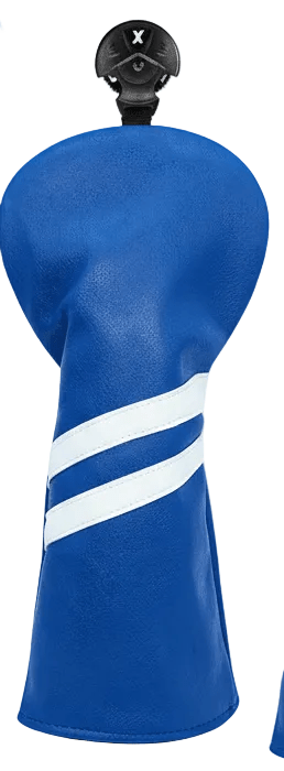 Club Rehab Premium Stripe Headcovers - Blue Hybrid - Club Rehab