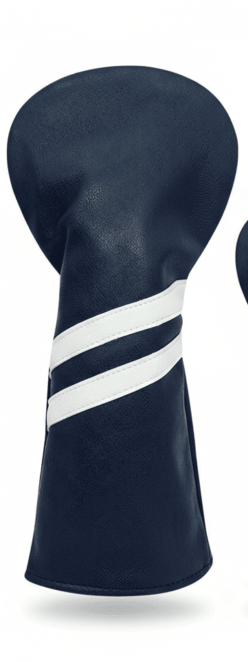 Club Rehab Premium Stripe Headcovers - Navy Driver - Club Rehab