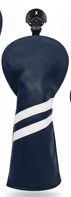 Club Rehab Premium Stripe Headcovers - Navy Fairway - Club Rehab