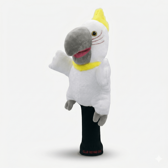 Cockatoo Plush Golf Headcover - Club Rehab