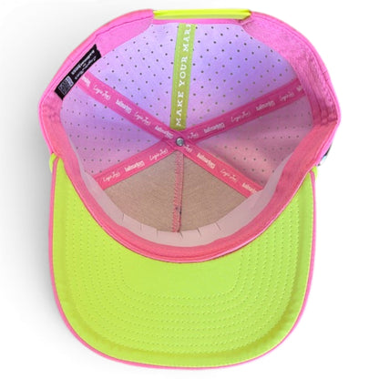 Coconut Cocktail Golf Hat | Snapback Cap | Built-in Magnetic Ball Marker Holder + Marker Included | Adjustable Coconut Cocktail - Club Rehab