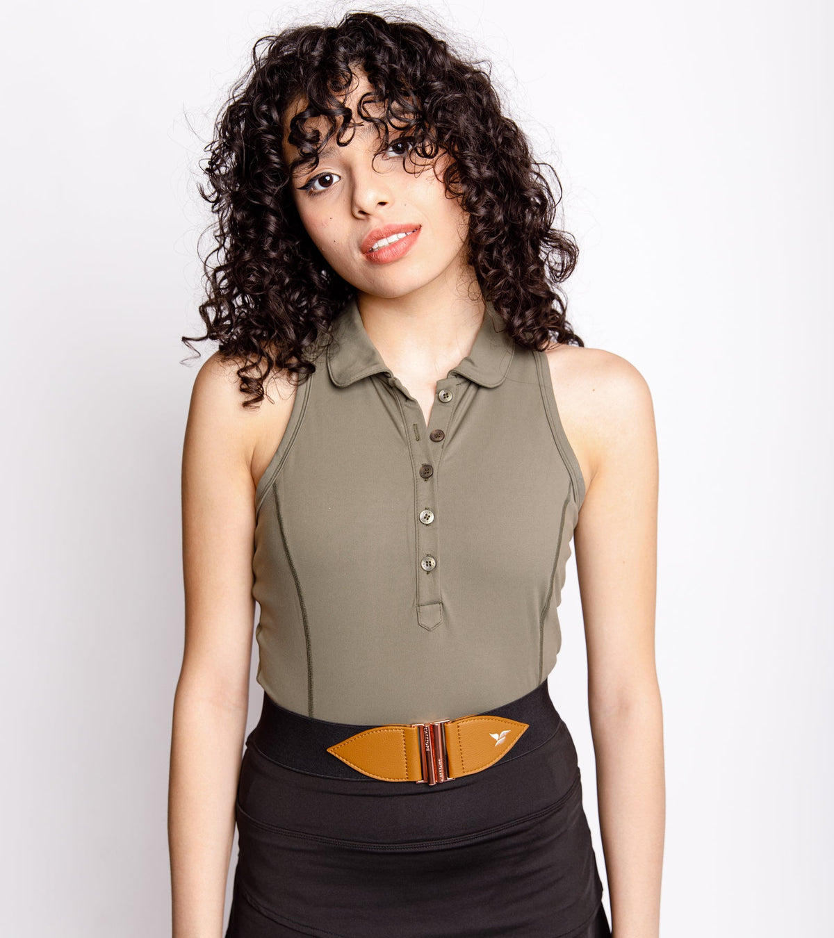 COEUR Sleeveless Polo, alternate product view 5