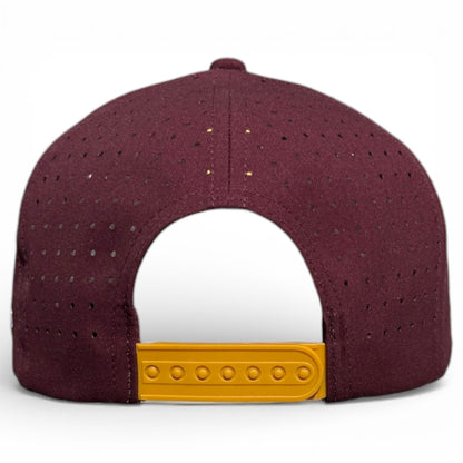 Cold One Golf Hat | Snapback Cap | Built-in Magnetic Ball Marker Holder + Marker Included | Adjustable | One Size - Club Rehab