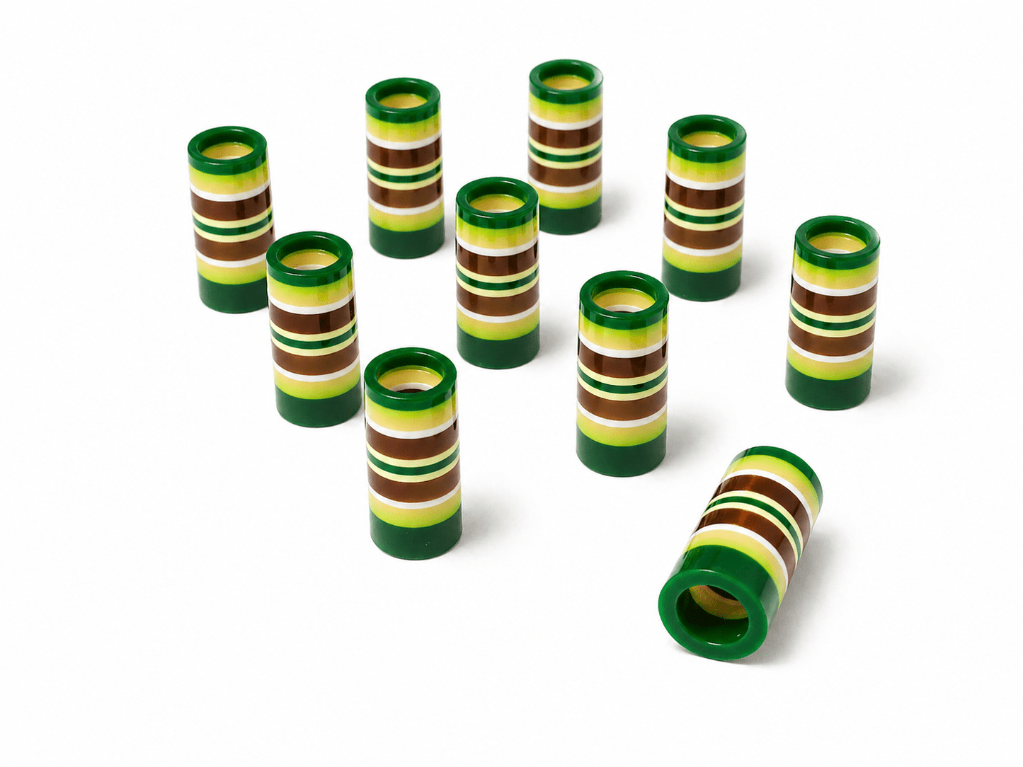 Color Pop Ferrules | 10 - Pack Golf Club Shaft Ferrules - Jungle Juice - Club Rehab