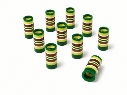Color Pop Ferrules | 10 - Pack Golf Club Shaft Ferrules - Jungle Juice - Club Rehab