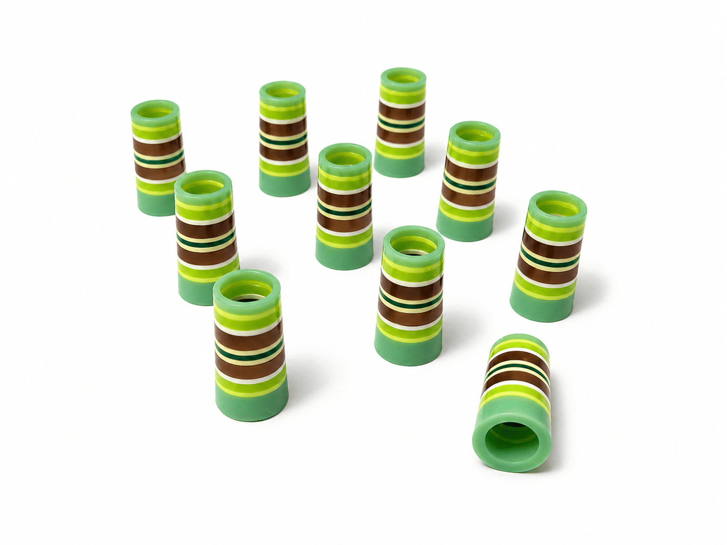Color Pop Ferrules | 10 - Pack Golf Club Shaft Ferrules - Kiwi Cabana - Club Rehab