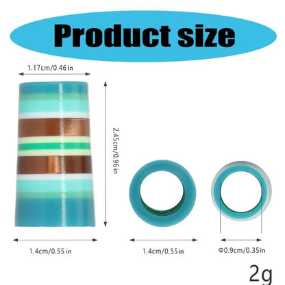 Color Pop Ferrules | 10 - Pack Golf Club Shaft Ferrules - Lava Lamp - Club Rehab