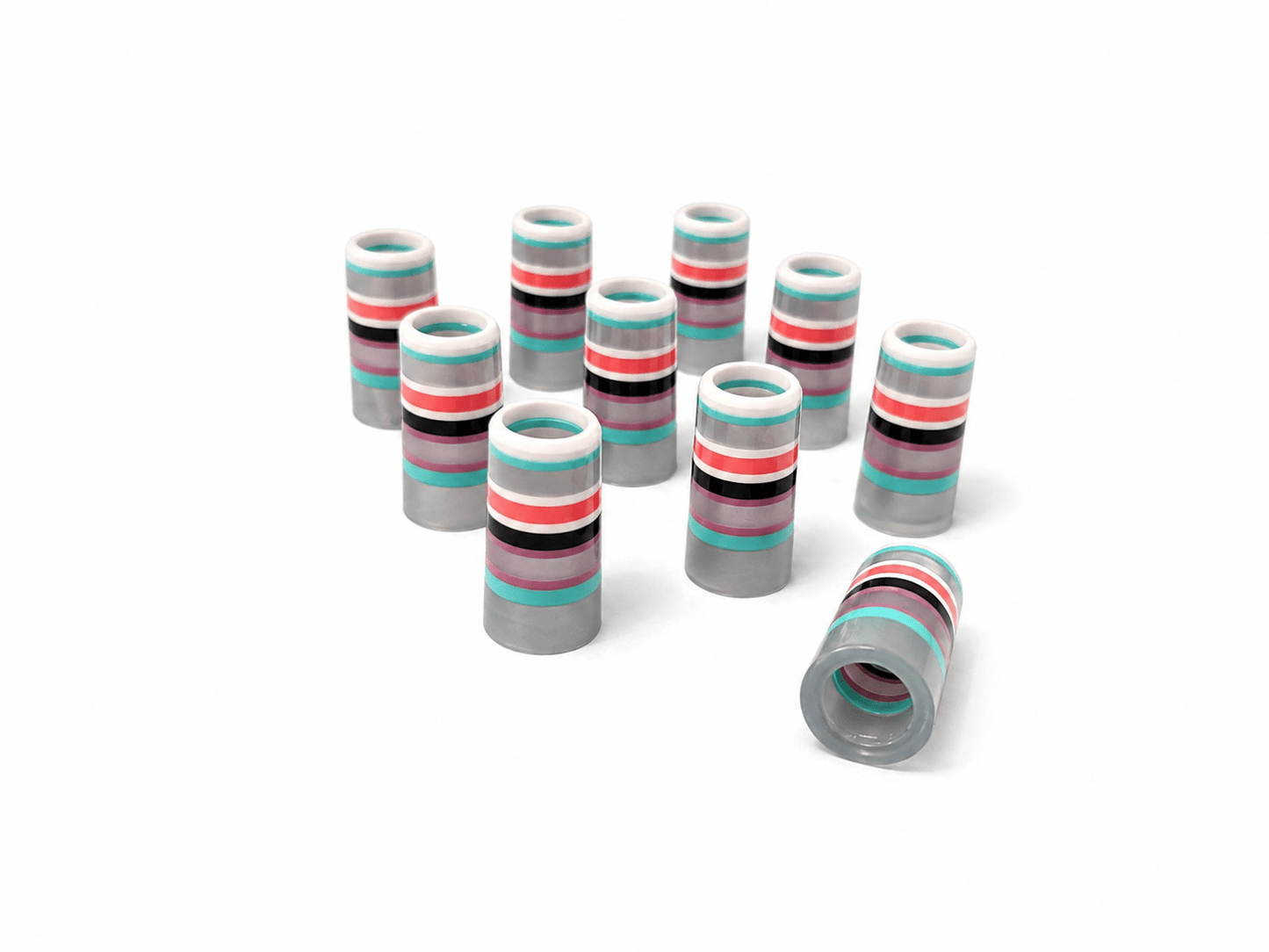 Color Pop Ferrules | 10 - Pack Golf Club Shaft Ferrules - Vice Drift - Club Rehab