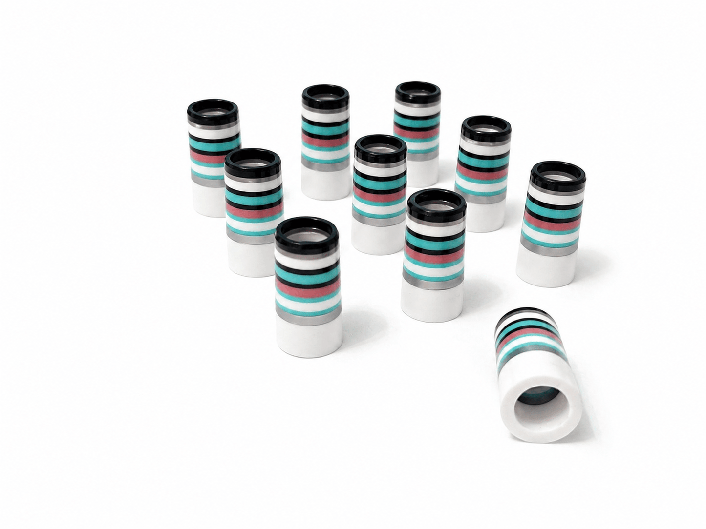 Color Pop Ferrules | 10 - Pack Golf Club Shaft Ferrules - Vice Mist - Club Rehab