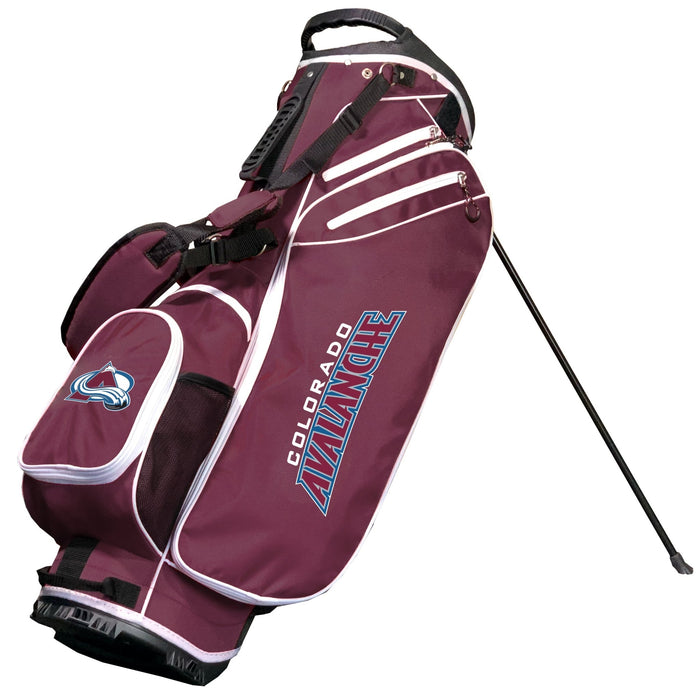 Colorado Avalanche Birdie stand golf bag, Maroon color