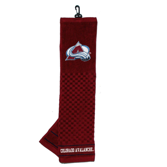 Colorado Avalanche embroidered golf towel