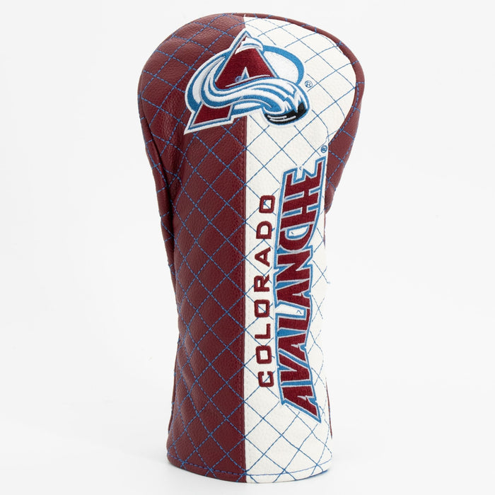 Colorado Avalanche split fairway quilted golf headcover