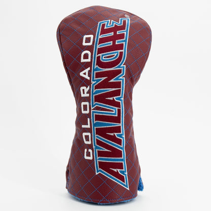Colorado Avalanche solid driver quilted golf headcover