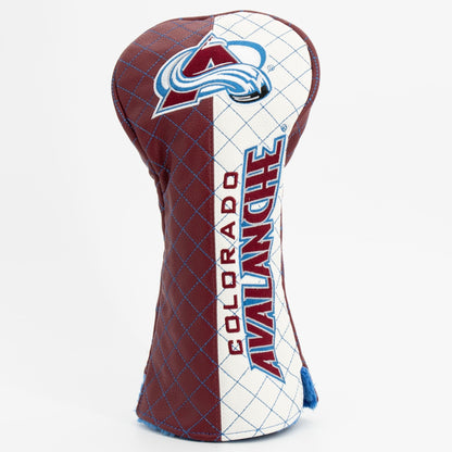 Colorado Avalanche split driver quilted golf headcover