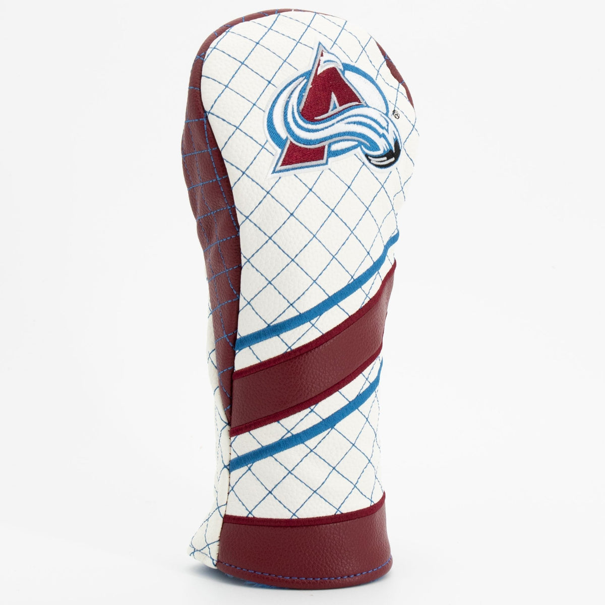 Colorado Avalanche stripe fairway quilted golf headcover alternate view