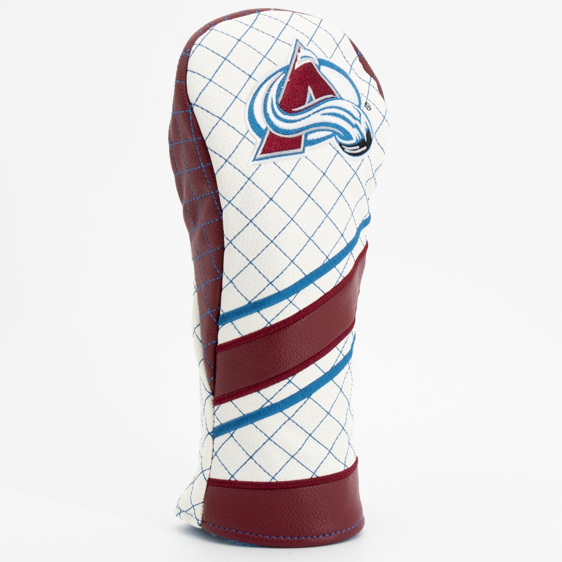 Colorado Avalanche stripe fairway quilted golf headcover alternate view