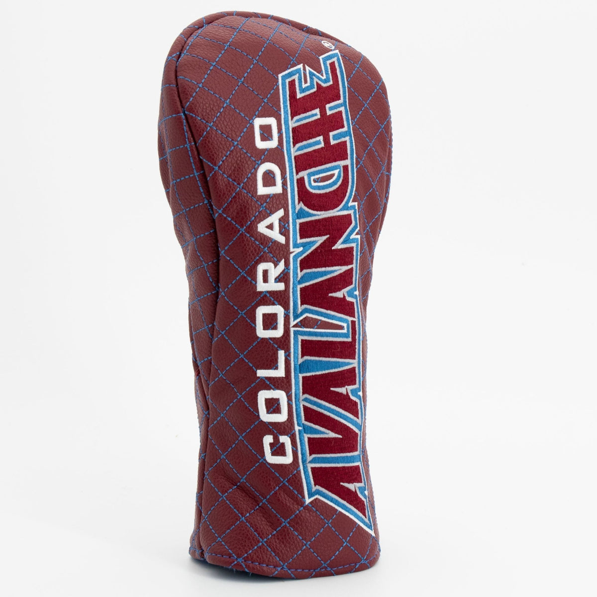 Colorado Avalanche solid fairway quilted golf headcover alternate view