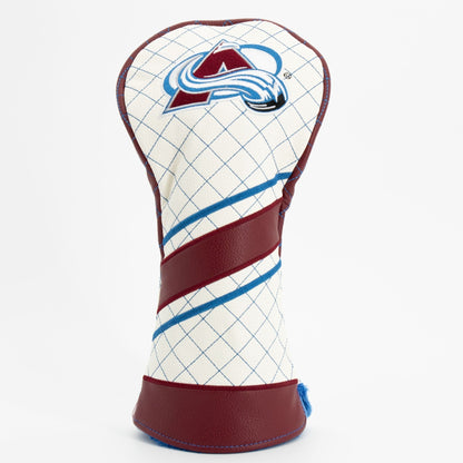 Colorado Avalanche stripe driver quilted golf headcover