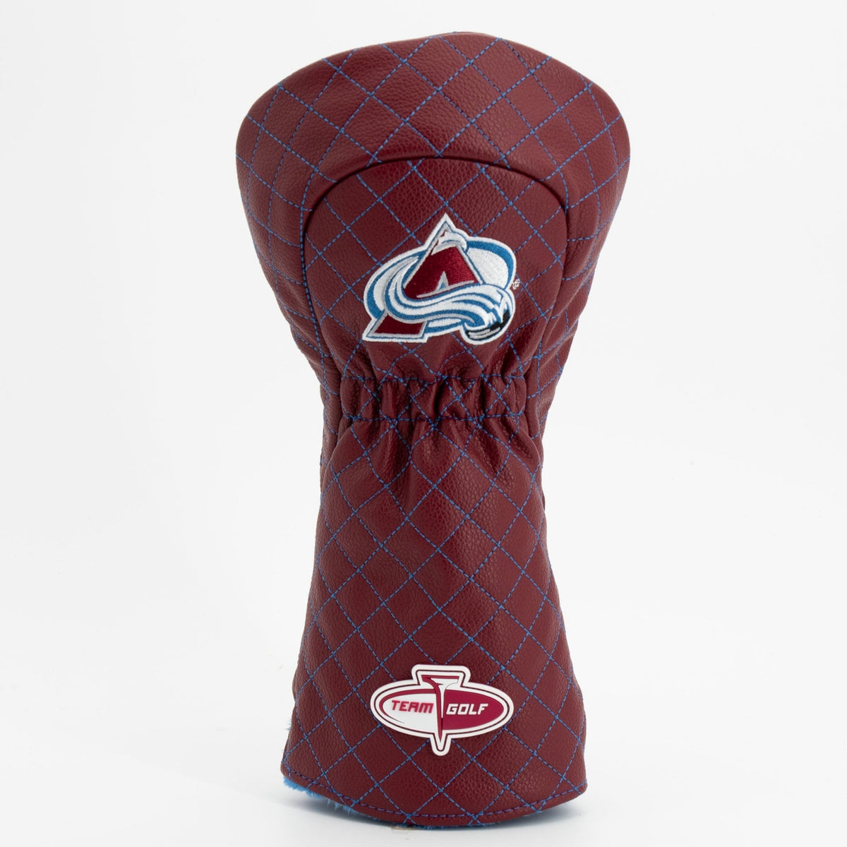 Colorado Avalanche solid driver quilted golf headcover alternate view
