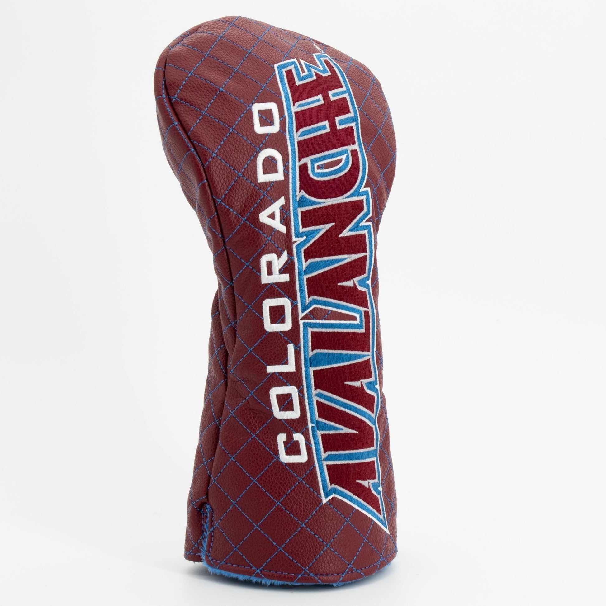 Colorado Avalanche solid driver quilted golf headcover alternate view