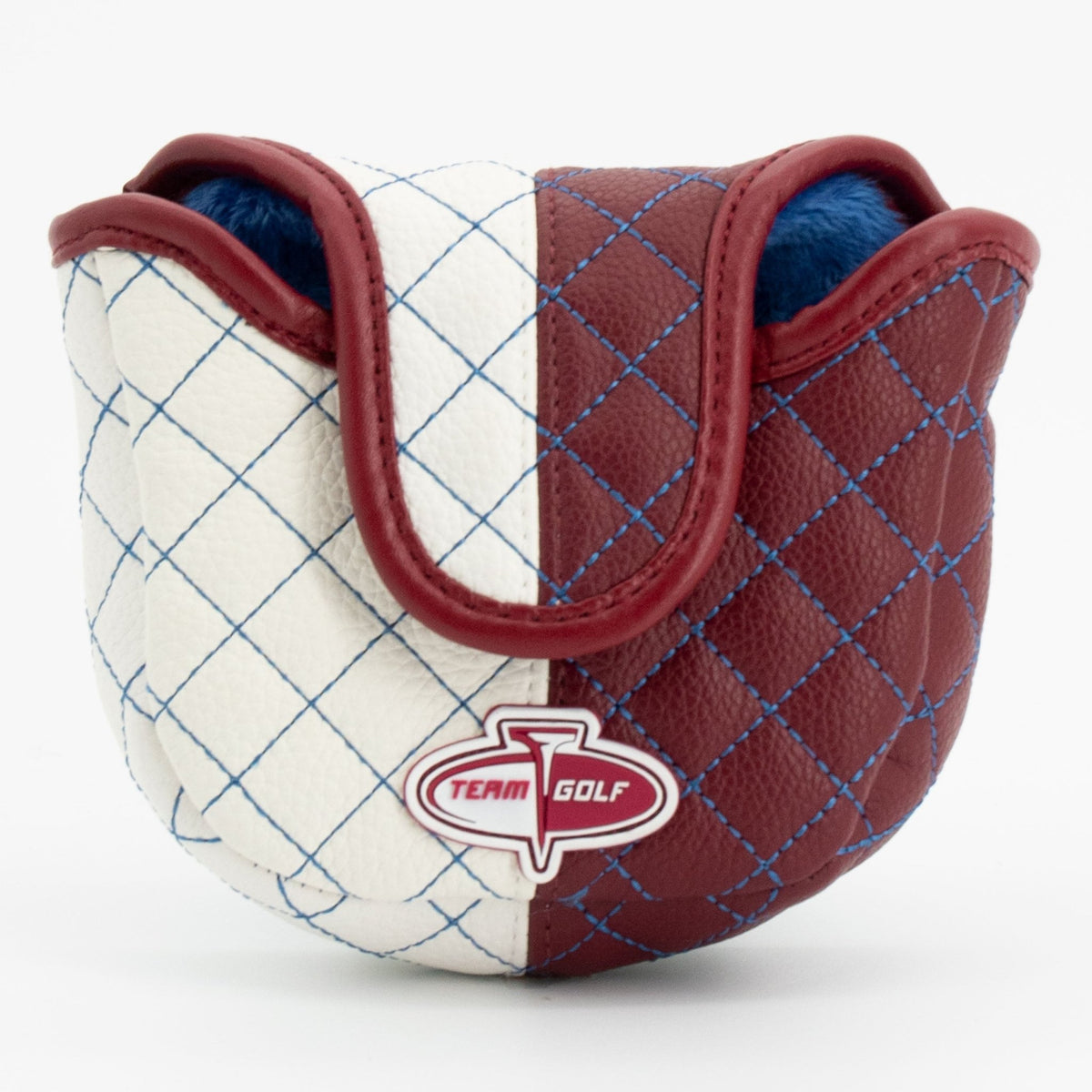 Colorado Avalanche split mallet putter quilted golf headcover alternate view