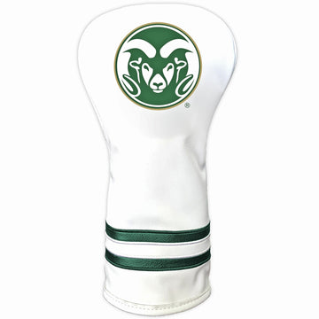Colorado State Rams Vintage weißes bedrucktes Driver-Headcover