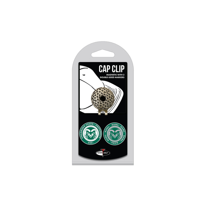 COLORADO ST hat clip with two golf ball markers